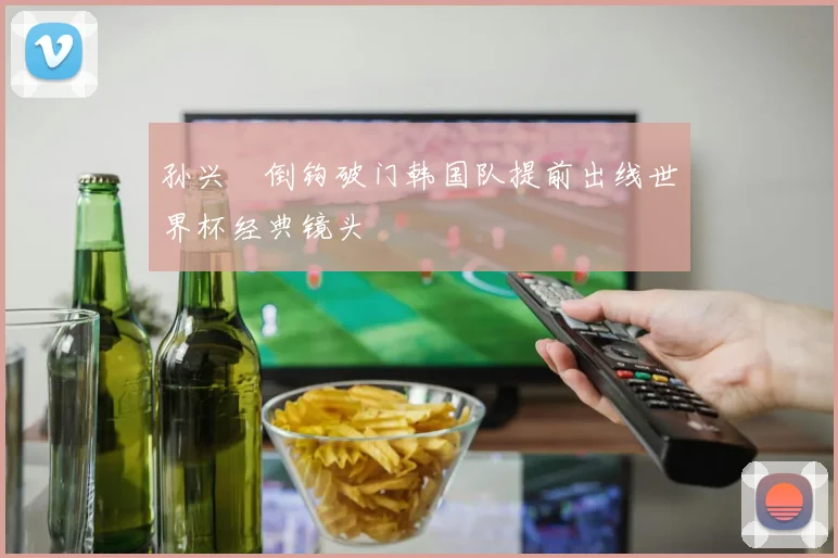 孙兴慜倒钩破门韩国队提前出线世界杯经典镜头